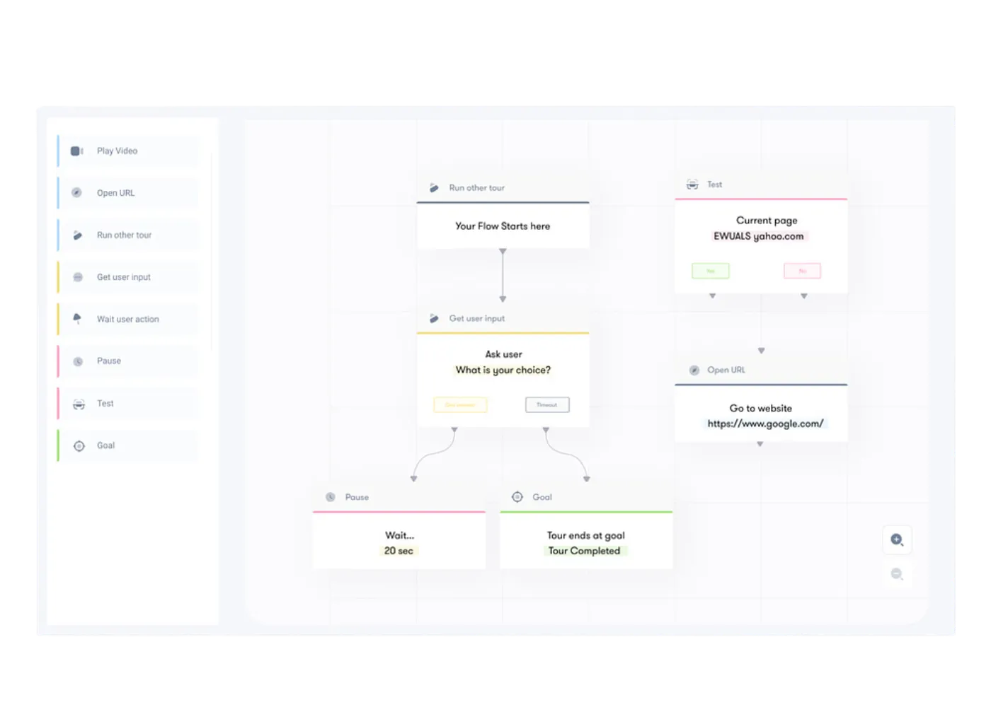 Flow Builder Interface